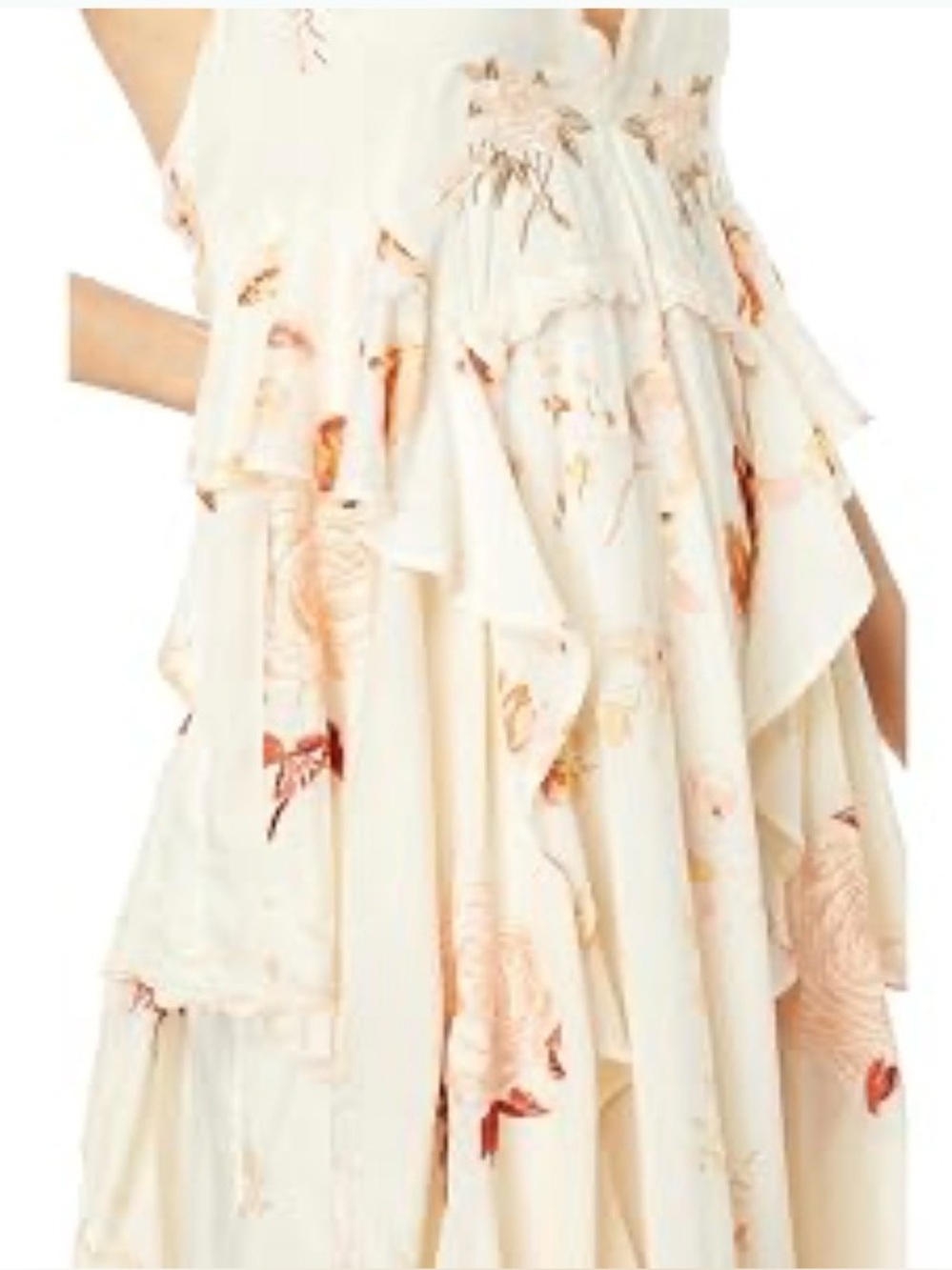 NWOT Free People Aubrey Embroidered Maxi Dress - Picture 4 of 15